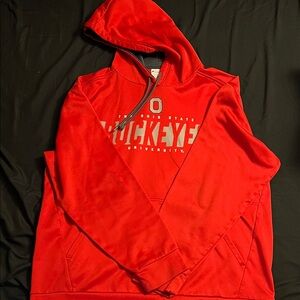 Champion Red Ohio State Hoodie